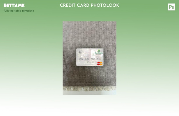 модерен стил на предниот шаблон за фото изглед на мастер картичка на првата Citi