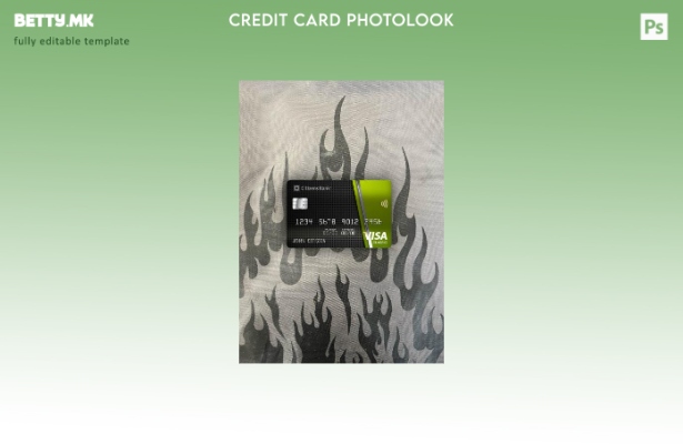 модерен стил на шаблон преден шаблон за класична слика за картички за виза на гр