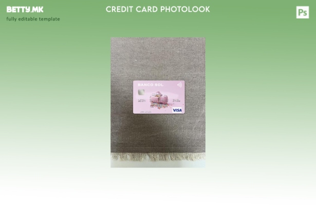 модерен стил Angola Banco Sol виза картичка photolook пред шаблон