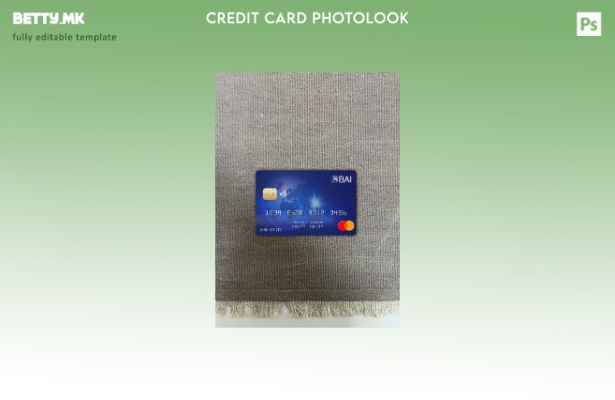 модерен стил Cabo Verde BAI банка мастеркард photolook преден шаблон