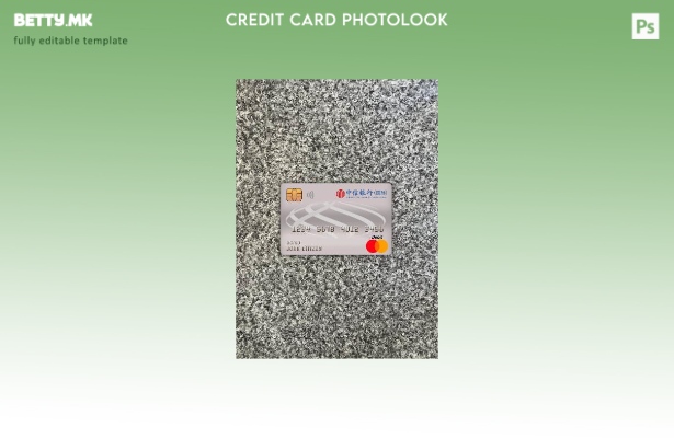 модерен стил China Citic bank Corp банка главна дебитна картичка photolook пред