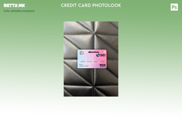 модерен стил Ecuador Banco Interamericano de desarrollo (BID) банкарска виза со