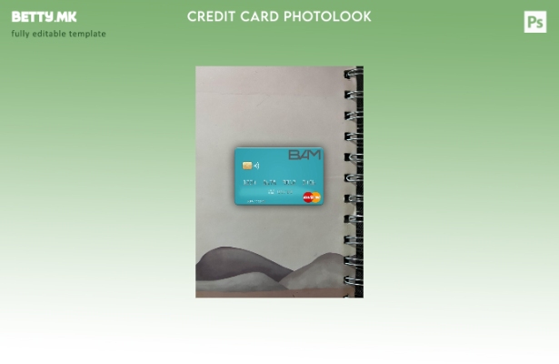 модерен стил Guatemala Banco Agromercantil Mastercard photolook преден шаблон