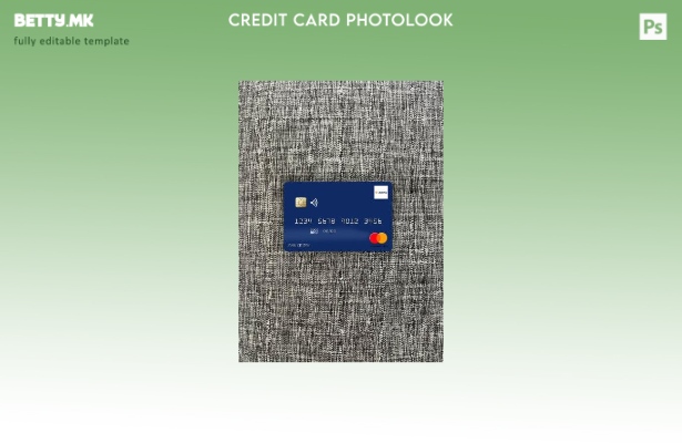 модерен стил Guinea Access Bank Guinée Mastercard photolook преден шаблон