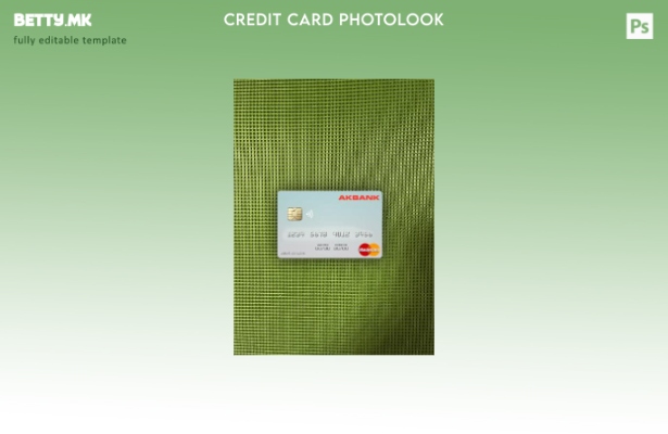 модерен стил Malta Akbank T.A.Ş. преден шаблон за мастеркард фото изглед