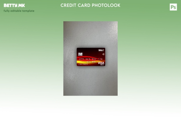 модерен стил USA BB&T Corp. шаблон за преден шаблон за изглед на класична картич