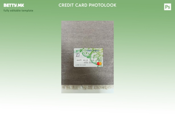 модерен стил, преден шаблон за фото изглед на мастеркартичката банка на државнат