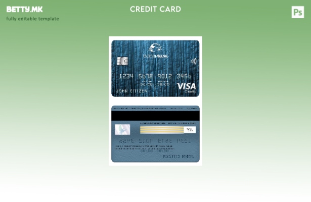 Модерен стил Молдавија Викторијабанк виза класичен шаблон за картичка