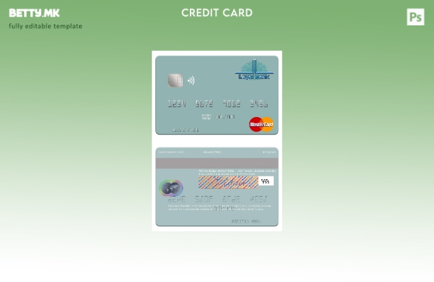 Модерен стил на шаблон за мастер картички Saint Lucia Loyal Bank Limited