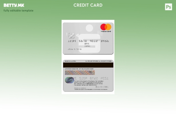 Модерен стил шаблон Германија Sparkasse MasterCard