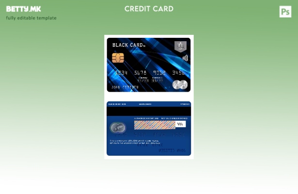 Модерен стил шаблон за банкарска мастеркард на САД, САД, САД