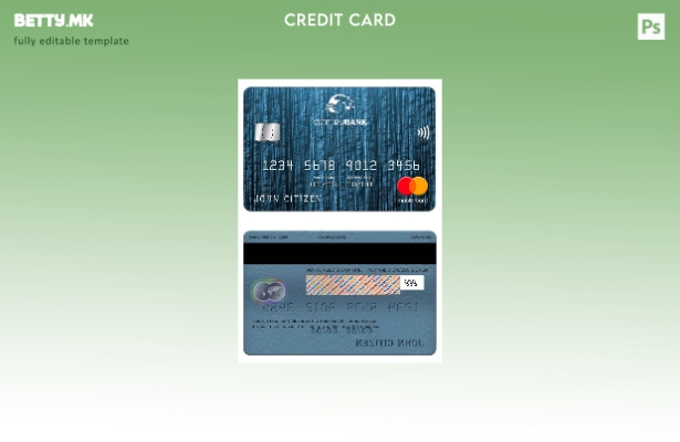 Модерен стил шаблон за мастер картички на Молдавија Викторијабанк