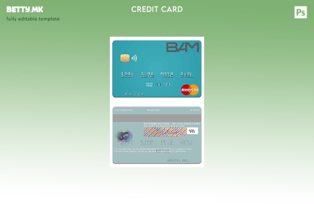 Модерен стил шаблон за мастер картички на Guatemala Banco Agromercantil