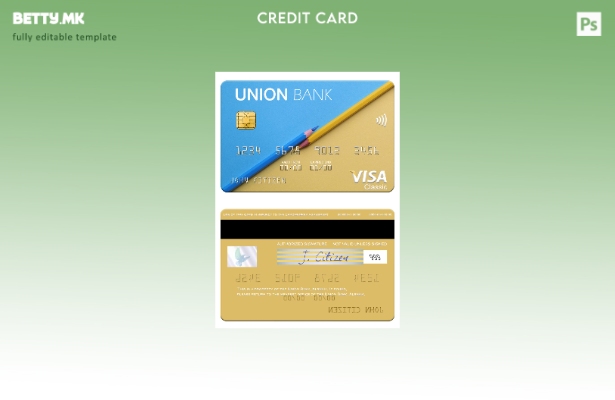 Шаблон за виза на банката на Албанија во модерен стил