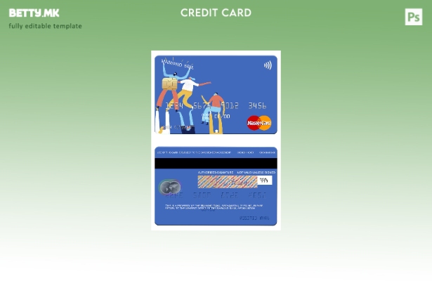 Шаблон за мастер картички во модерен стил Авганистан Банка Маиванд