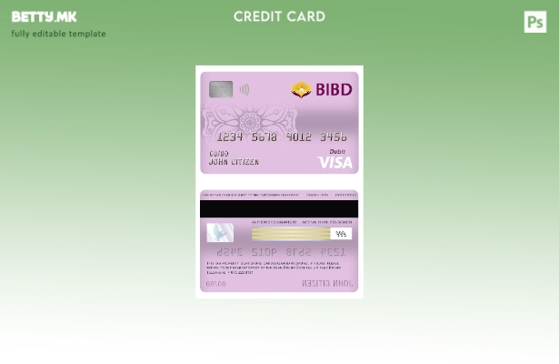 модерен стил Брунеи банка Ислам Брунеи Дарусалам банкарски виза дебитна картичка