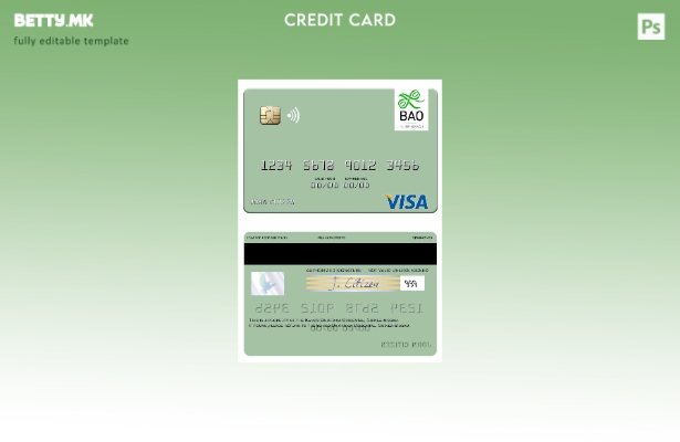 модерен стил Гвинеја Бисао Банко Да Африка Шаблон за дебитна виза за западна стр