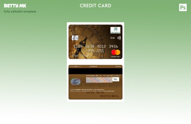 модерен стил Украина Oshadbank Украина Mastercard златен шаблон