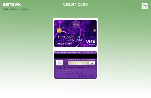 модерен стил Шаблон за класична виза на банка на Лаос Индокина