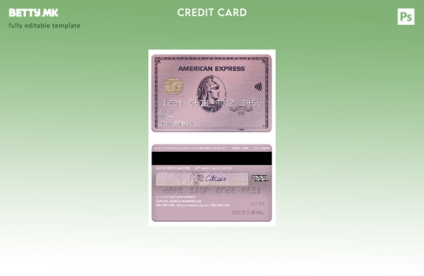 модерен стил USA ADP Заработка банка американска експрес образец розово злато