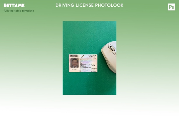 Модерен стил Мароко возачка дозвола фото изглед пред шаблон