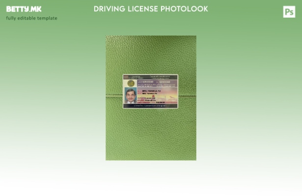 Модерен стил Тајландски приватен автомобил за возачка дозвола со фото изглед пре