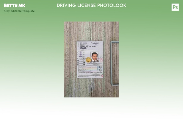 Модерен стил Филипини Меѓународна возачка дозвола (формат на Виенската конвенциј