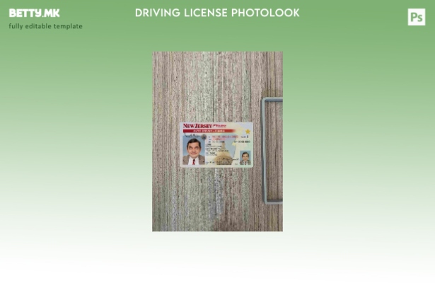 модерен стил USA New Jersey DL photolook FRONT шаблон