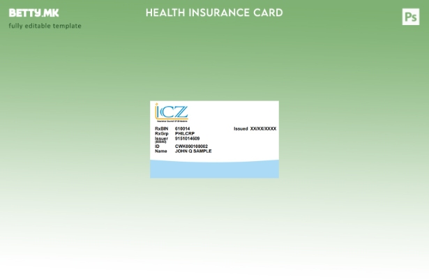Модерен стил Шаблон за здравствено осигурување во Зимбабве