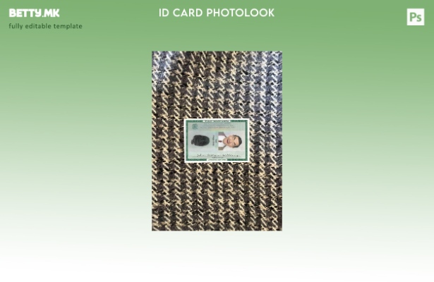 Модерен стил Шаблон за ID Бразил ( – сегашен) photolook ПРЕДЕН шаблон