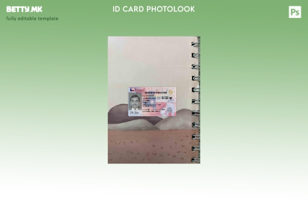 модерен стил САД Тексас Нов ID фото изглед ПРЕДЕН шаблон