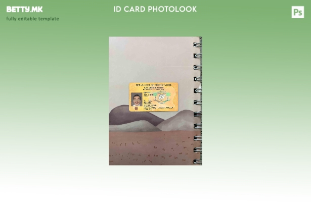 модерен стил на Брегот на Слоновата Коска ID photolook ПРЕДЕН шаблон