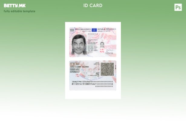 Модерен стил Австрија ID сегашен шаблон