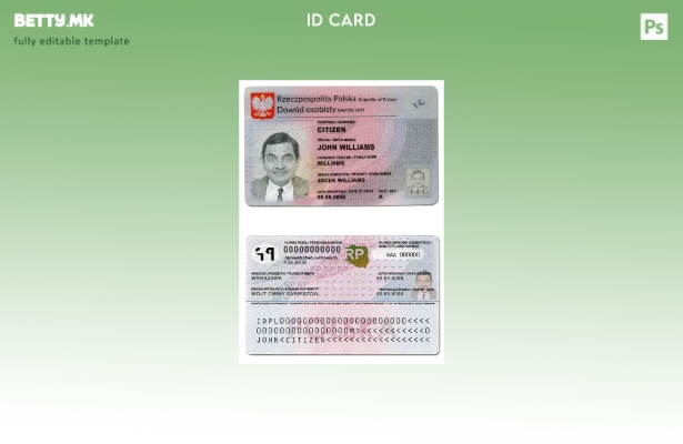 Модерен стил Полска ID ( – сегашен) шаблон