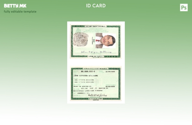 Модерен стил Шаблон за ID Бразил ( ) шаблон