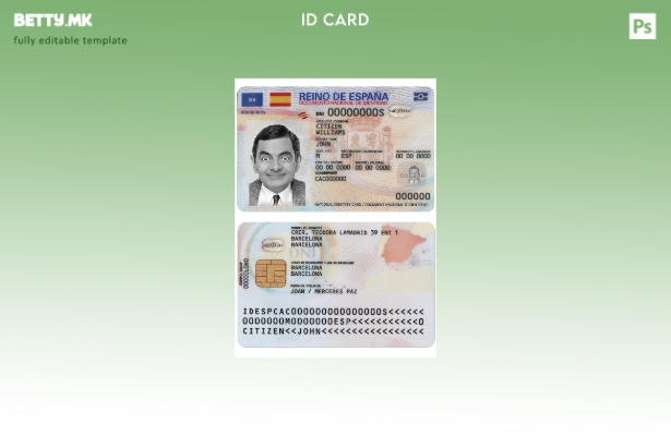 Модерен стил на Шпанија ID (сегашен) шаблон