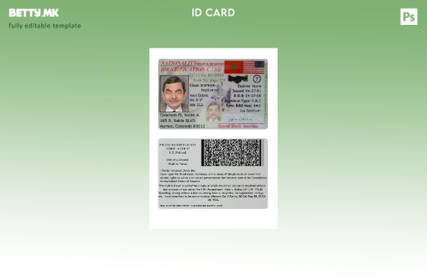 Модерен стил, мавритански американски шаблон за идентификација