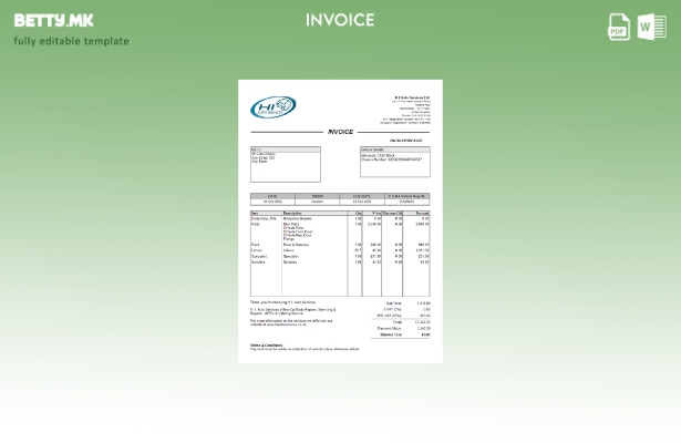 Модерен стил Обединетото Кралство H I auto services Ltd шаблон