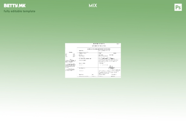 Модерен стил Кенија сертификат за регистрација на училишта шаблон