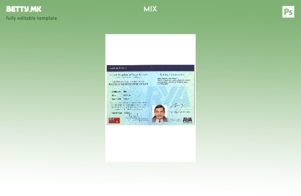 Модерен стил Шаблон за сертификат за компетентност на Обединетото Кралство