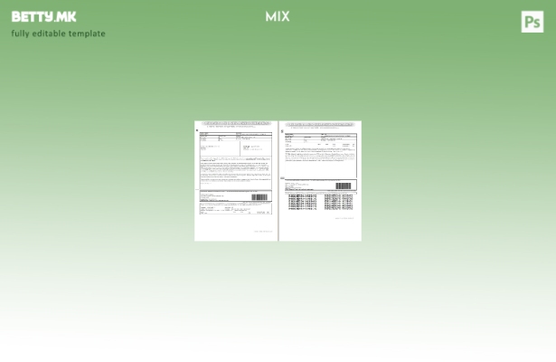 модерен стил САД Известување за акција Образец I B Шаблон