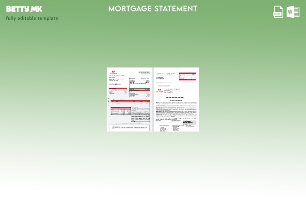 Извод за хипотека на Виетнам Techcombank во модерен стил во шаблон за формати Wo