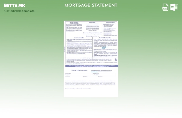 Извод за хипотека на Иран Банка Сепах во модерен стил во образец Word и PDF fr 1