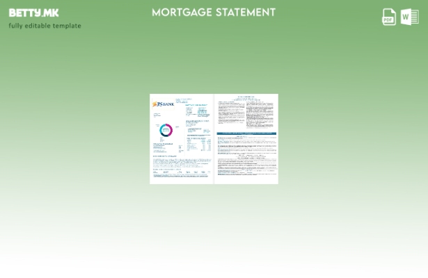 Модерен стил Изјава за хипотека за заем од Пакистан JS во Word и PDF формати, ша