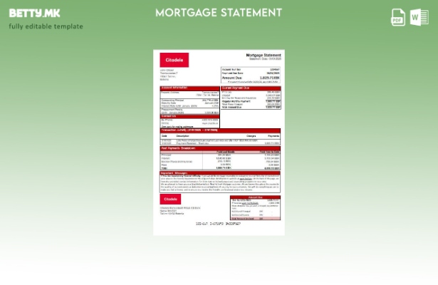 Модерен стил Estonia Citadele banka Eesti filiaal AS шаблон за извод на банкарск