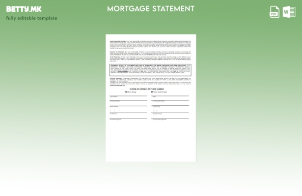 модерен стил Австралија ING Директен извештај за хипотека на банка, шаблон за ст