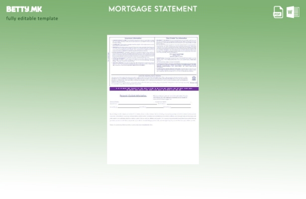 модерен стил Алжир BDL банка хипотека извод, страници шаблон 1