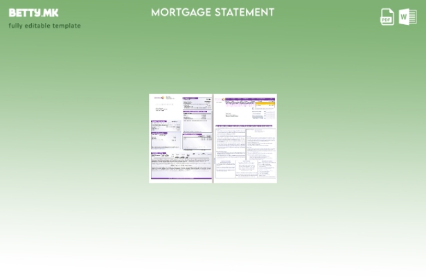 модерен стил Алжир BDL банка хипотека извод, страници шаблон