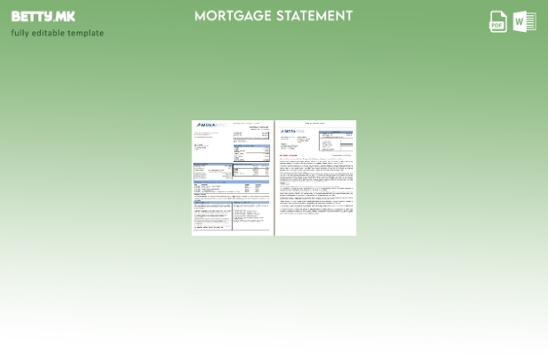 модерен стил Андора MoraBank банка хипотека извод, страници, шаблон