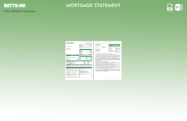 модерен стил Белгија Crelan банка хипотека извод, страници, шаблон